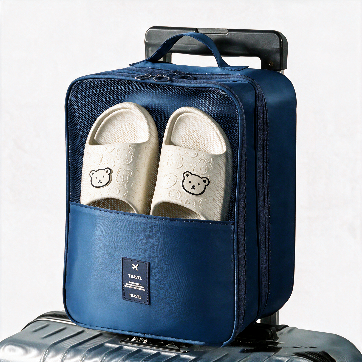 The Shoe Cube — Three-Layer Travel Organizer