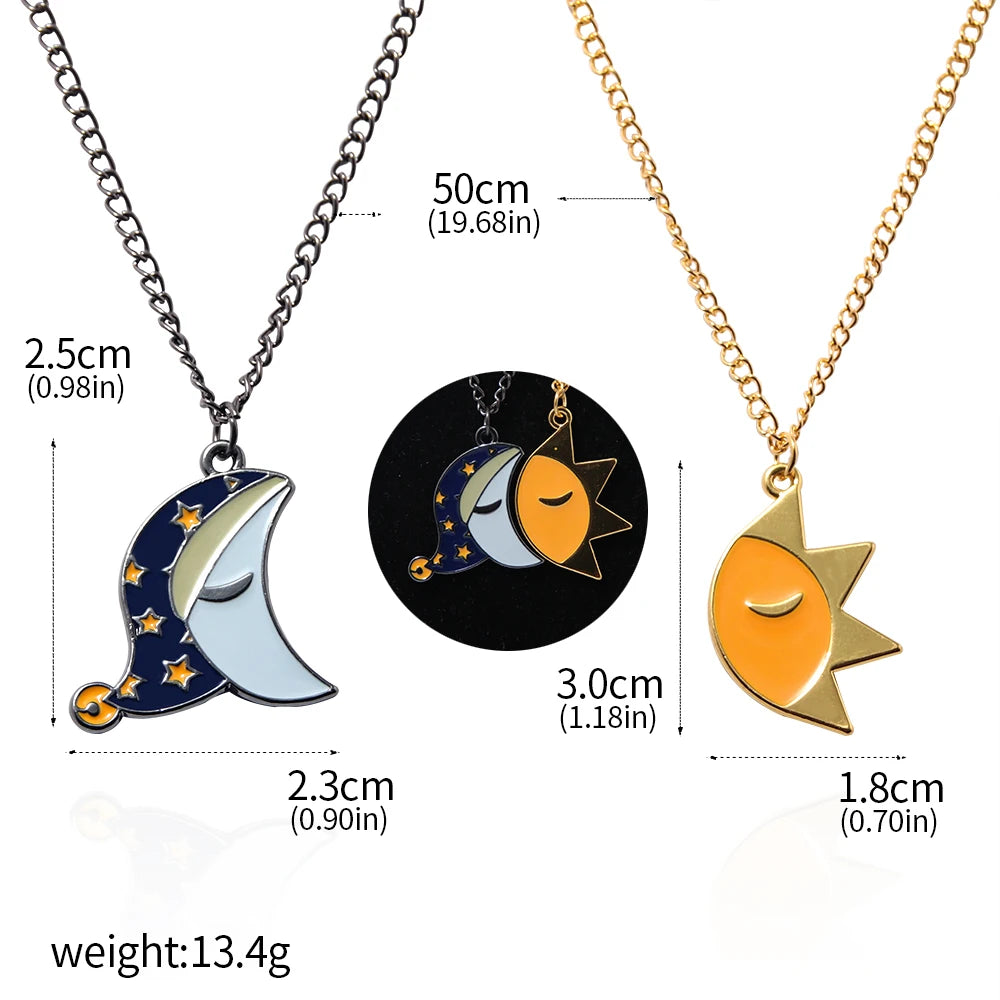The Sun & Moon Set — Matching Necklaces for Two