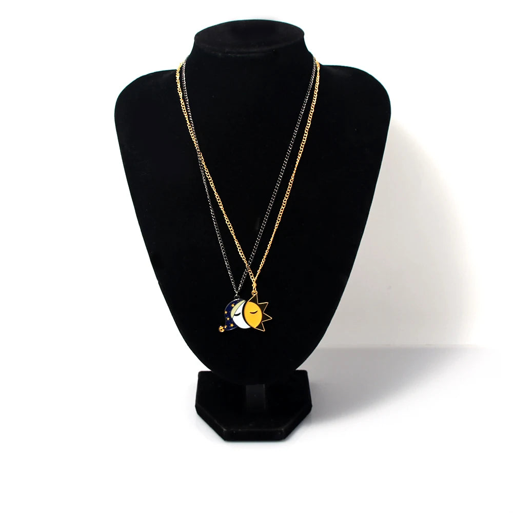 The Sun & Moon Set — Matching Necklaces for Two
