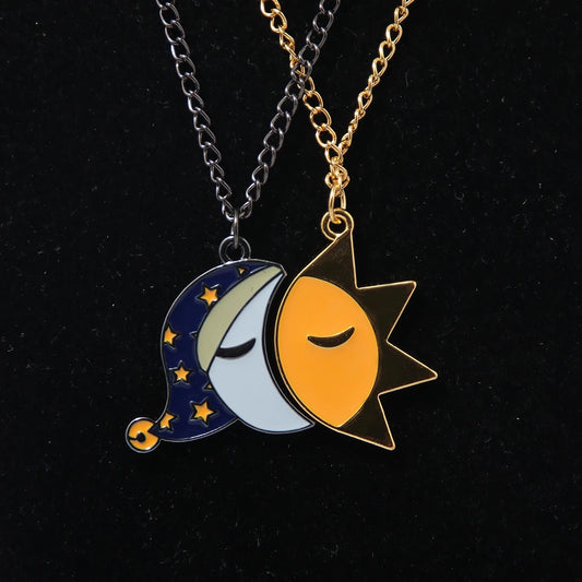 The Sun & Moon Set — Matching Necklaces for Two