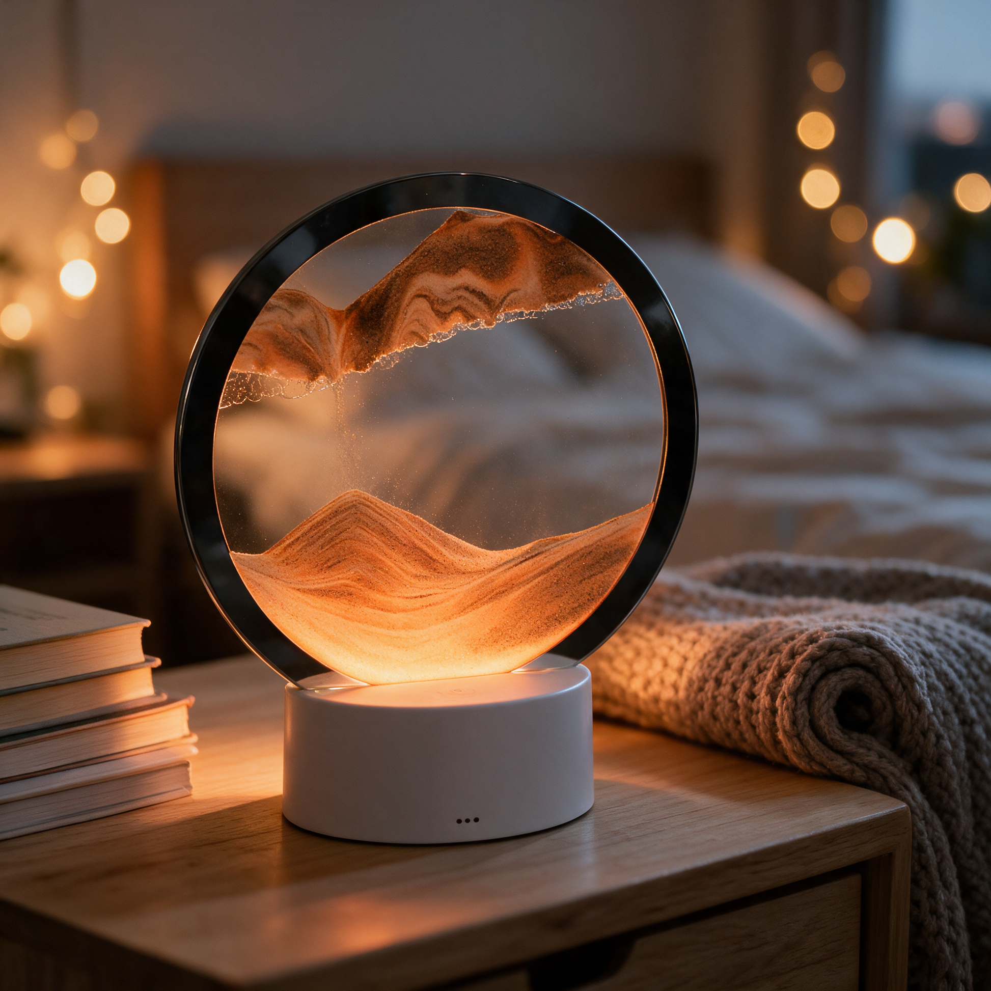 Orange - nightstand lit