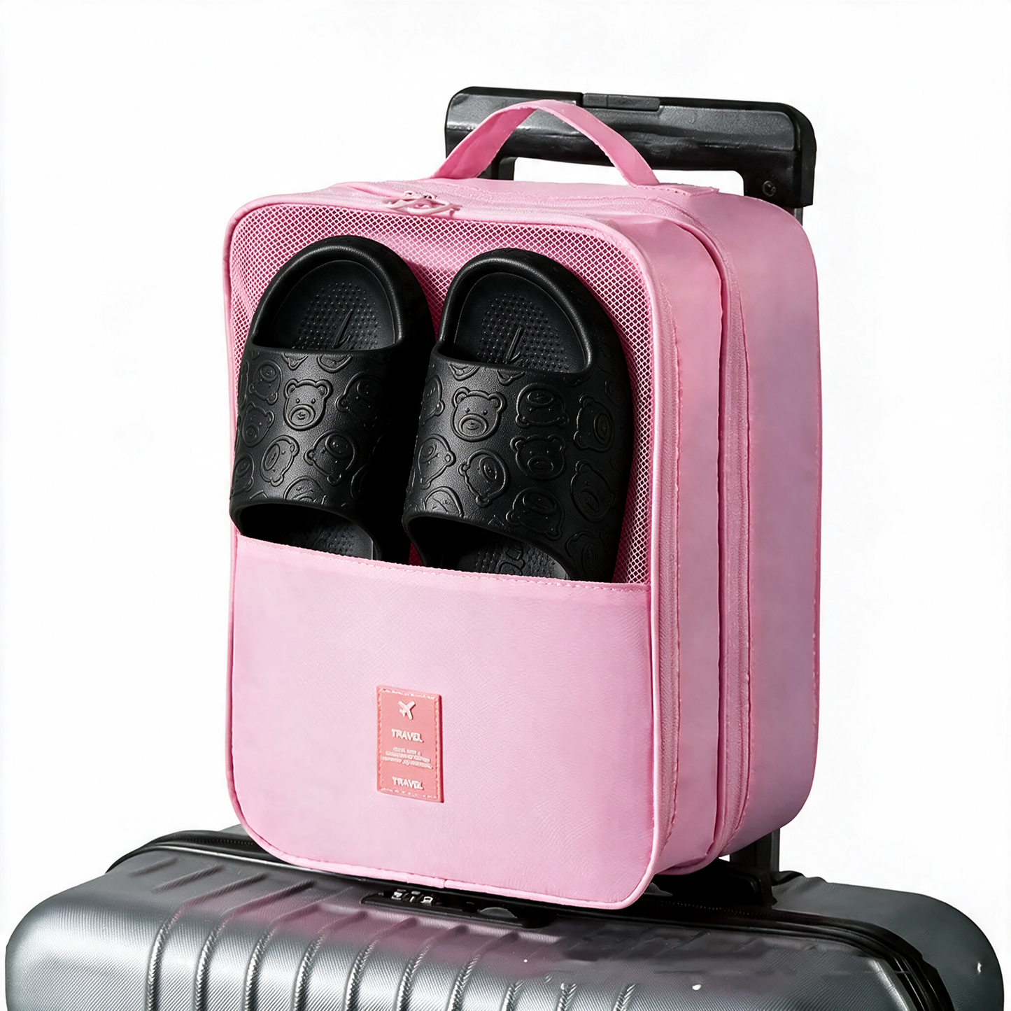 The Shoe Cube — Three-Layer Travel Organizer