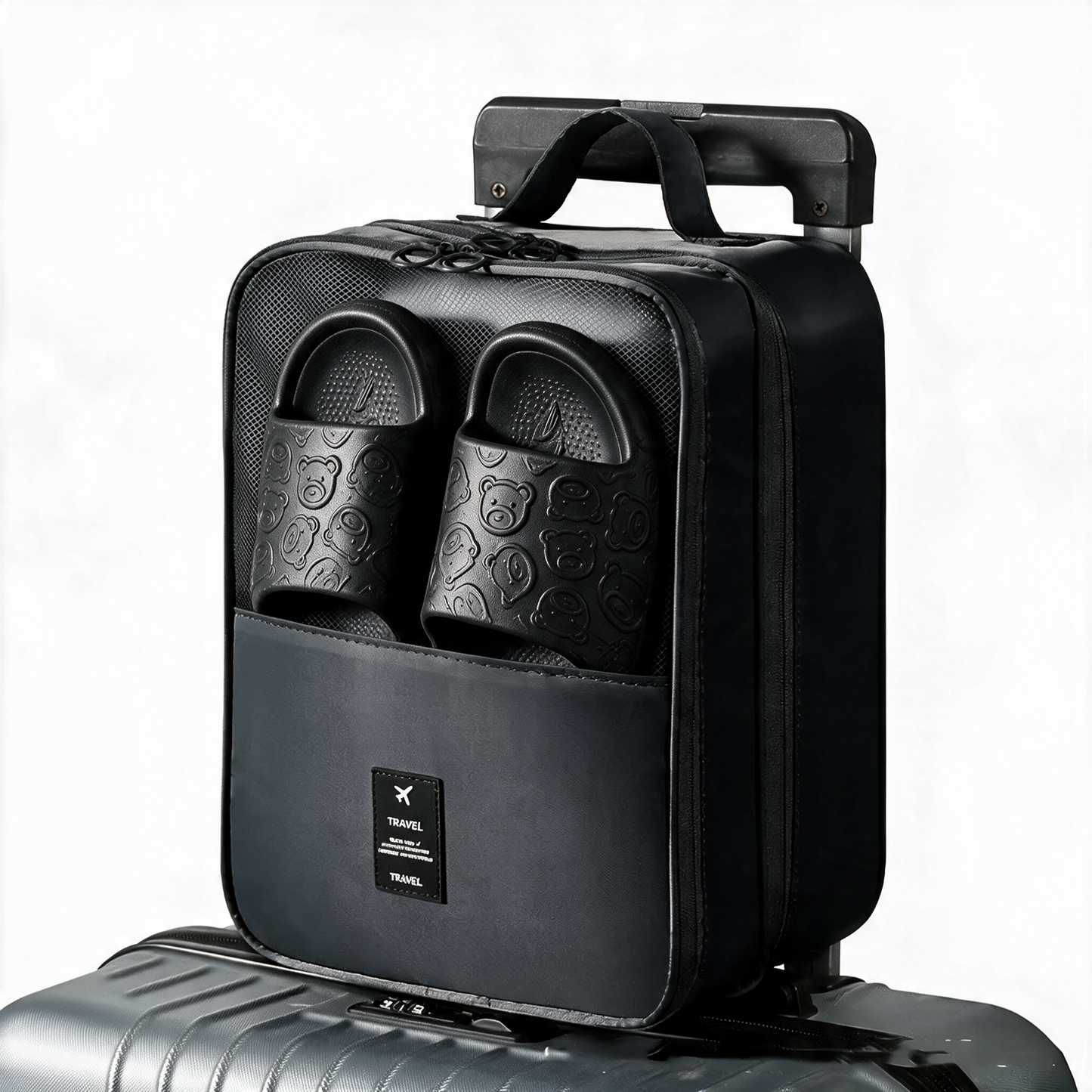 The Shoe Cube — Three-Layer Travel Organizer