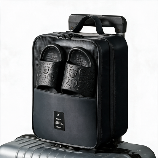 The Shoe Cube — Three-Layer Travel Organizer