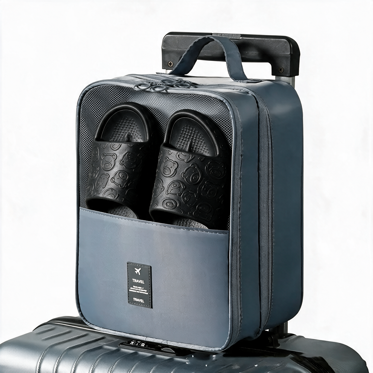 The Shoe Cube — Three-Layer Travel Organizer