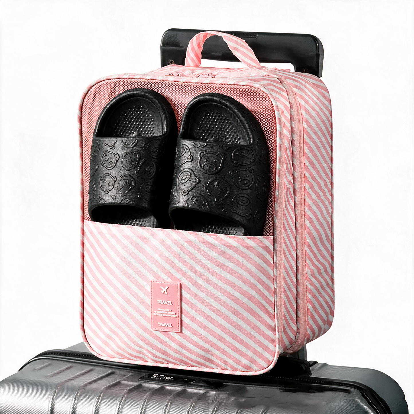 The Shoe Cube — Three-Layer Travel Organizer